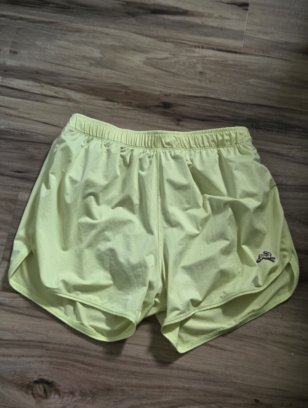 Tracksmith Neon Yellow Women's Running Shorts